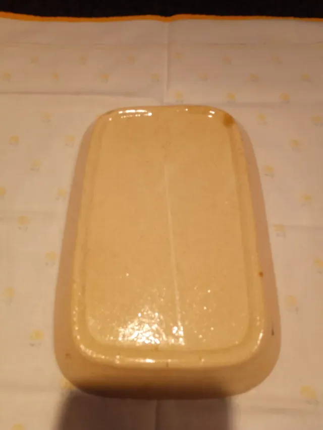 Vassoio vintage in ceramica con pesci a mosaico