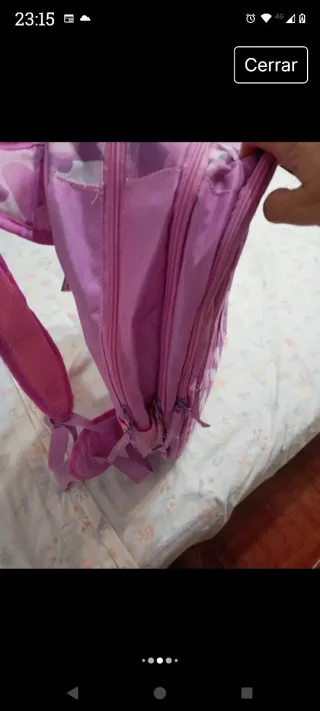 Mochila escolar infantil