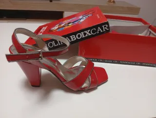 Sandalias Carolina Herrera Rojas Talla 37