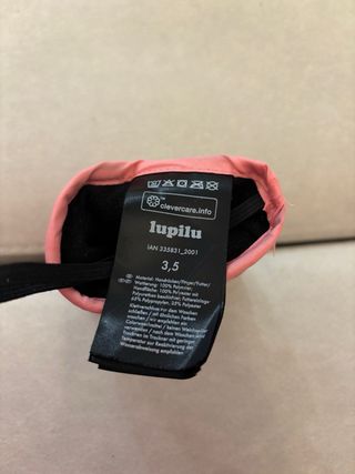 Guantes nieve niña Lupilu pingüino rosa