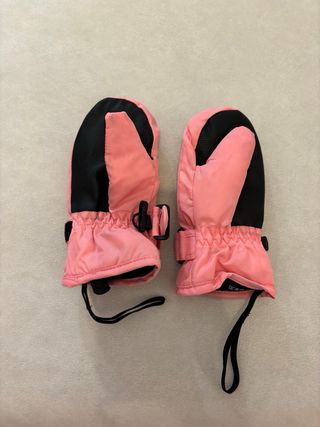 Guantes nieve niña Lupilu pingüino rosa