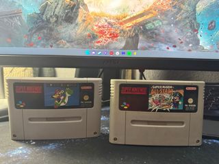 Super Mario All-Stars y Super Mario World SNES