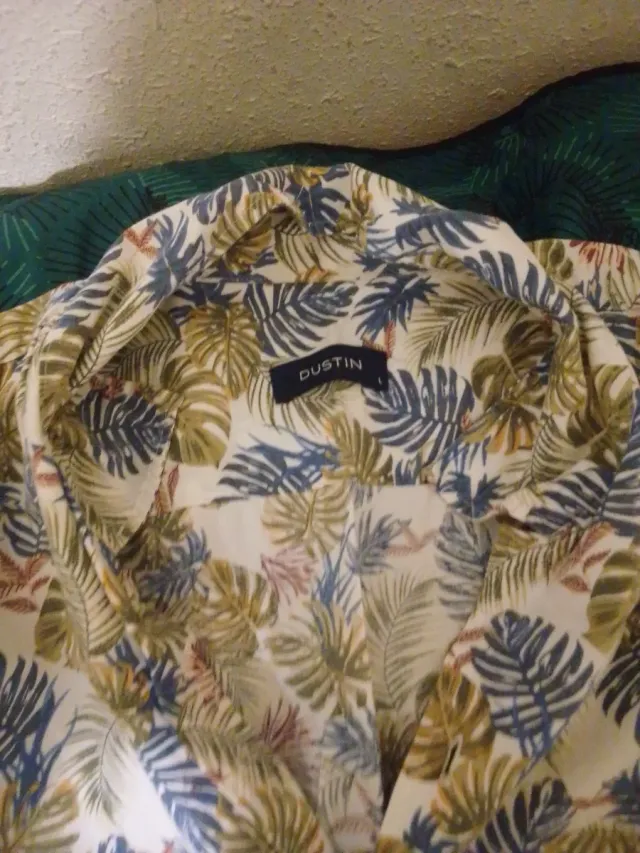 Camisa Hawaiana Estampada