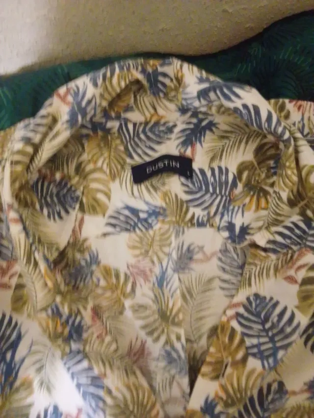 Camisa Hawaiana Estampada