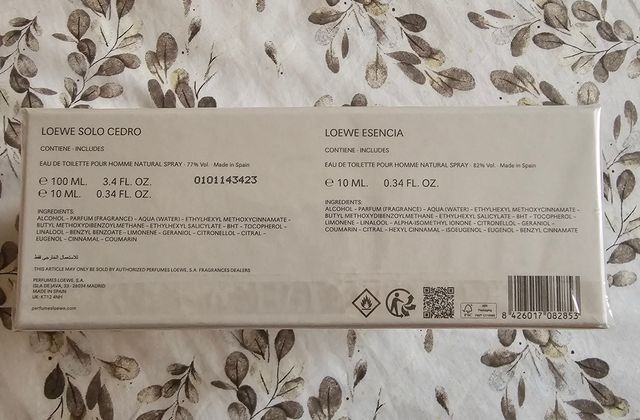 Estuche Loewe Solo Cedro