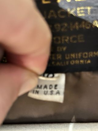 Chaqueta bomber Cuero tipo A2 WW2 Vintage