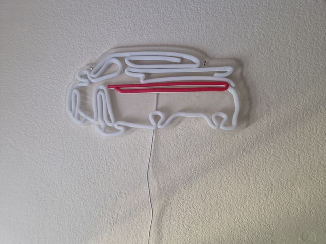 Luce LED Porsche NUOVA Rossa e Bianca