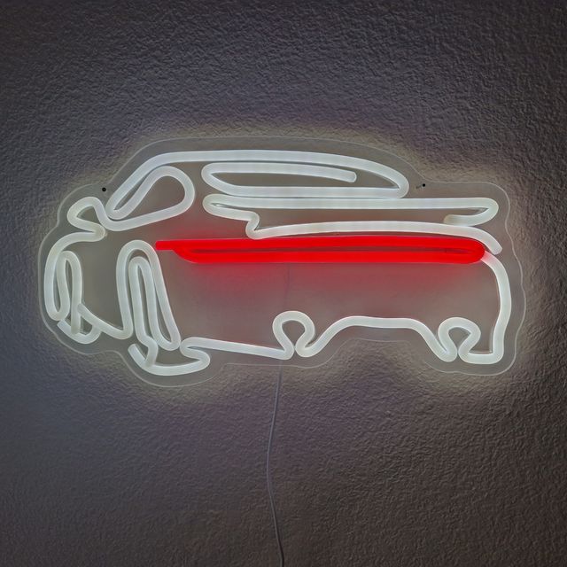 Luce LED Porsche NUOVA Rossa e Bianca