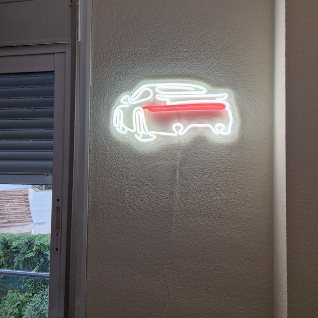 Luce LED Porsche NUOVA Rossa e Bianca