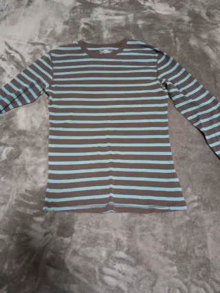 Camiseta de rayas manga larga