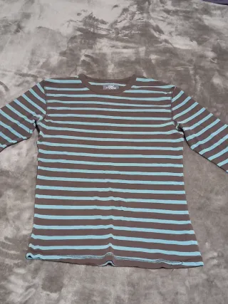 Camiseta de rayas manga larga