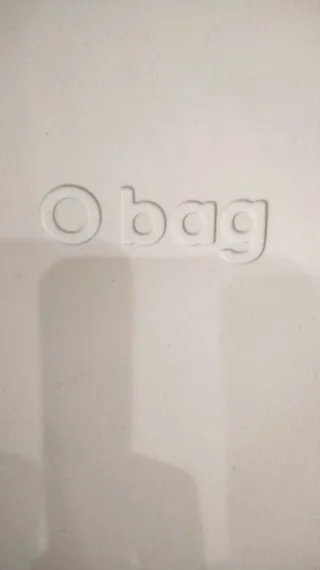 Bolso O bag azul con interior floral