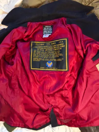 Chaqueta Avirex Peacoat Azul Hecha en USA