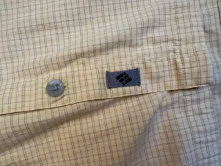 Camisa Adidas cuadros amarilla manga corta