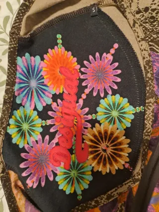 Vestido Desigual Animal Print Flores