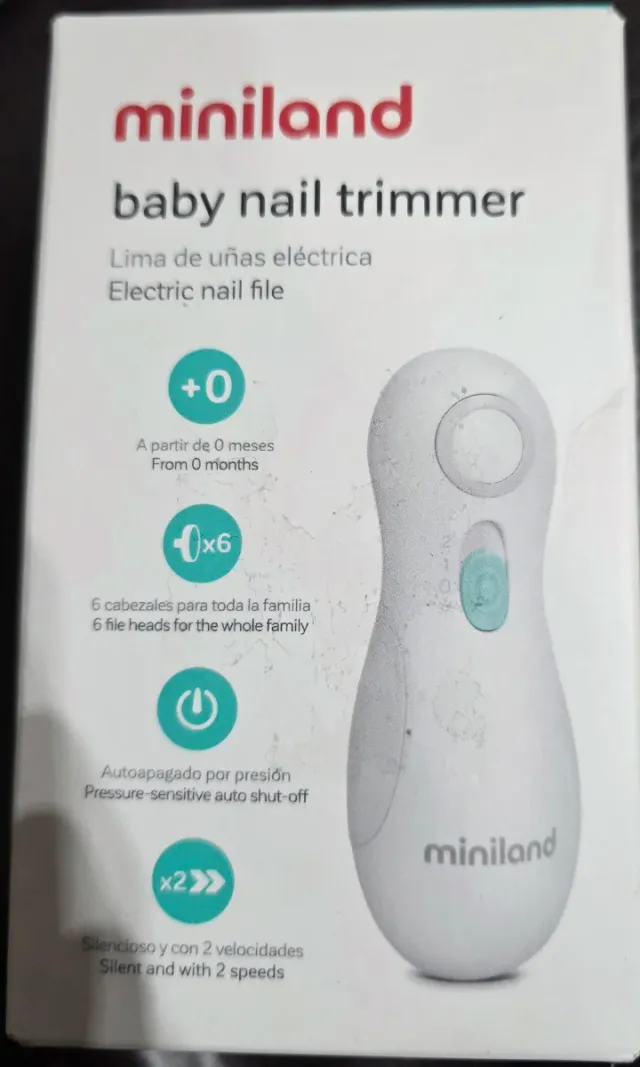 Lima de uñas eléctrica Miniland bebé