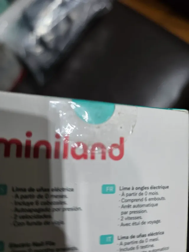 Lima de uñas eléctrica Miniland bebé