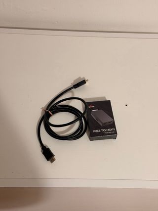 Playstation 2 Negra con HDMI y memoria con juegos