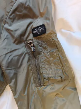 Chaqueta Bomber Schott NYC Verde Militar
