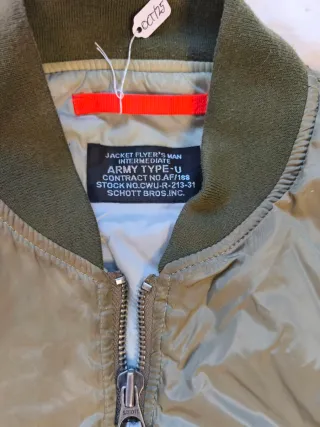 Chaqueta Bomber Schott NYC Verde Militar