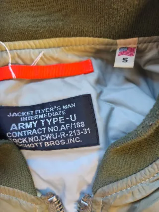 Chaqueta Bomber Schott NYC Verde Militar