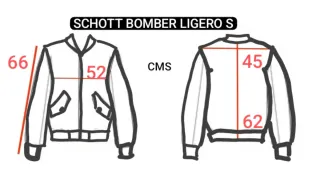 Chaqueta Bomber Schott NYC Verde Militar