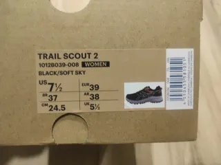 Zapatillas Asics Trail Scout 2 Negro Naranja