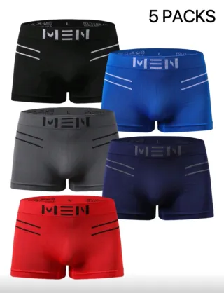 Pack 5 Calzoncillos Boxer Talla L
