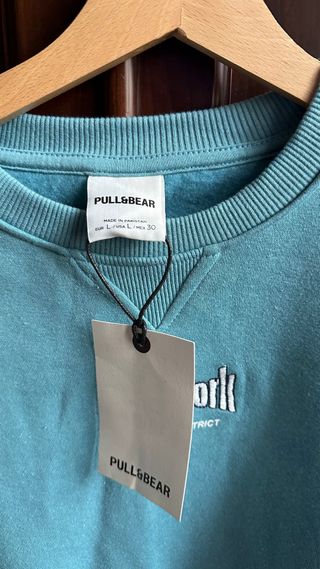 Sudadera Pull&Bear Teal