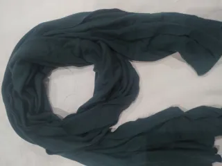 Bufanda verde oscura