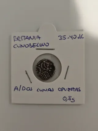 Moneda Antigua Britania Cunobelino