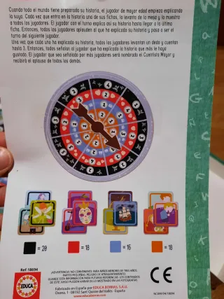 Juego de mesa Creahistorias Educa