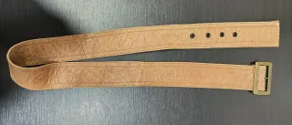 Americana cazadora de piel color camel