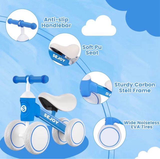 NUEVA! Bici di equilibrio per bambini 10-36 mesi nuova