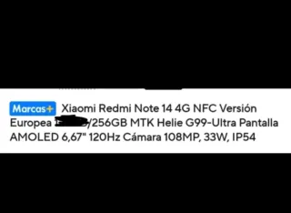 Xiaomi Redmi Note 14 256GB