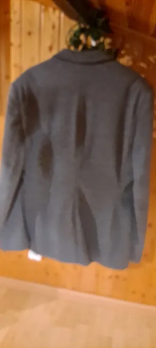 Americana Azul Navy jaspeada