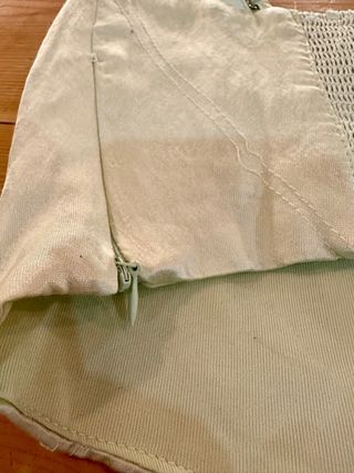 Top Corsé Zara Verde Nuevo