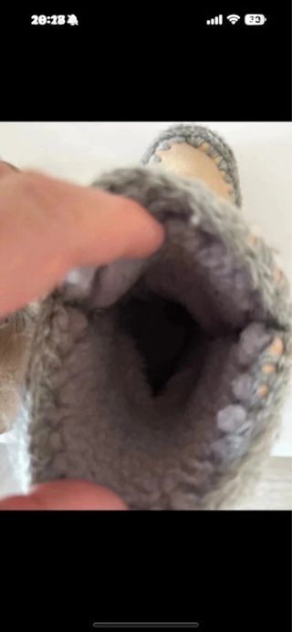 Botas invierno niña doradas y grises