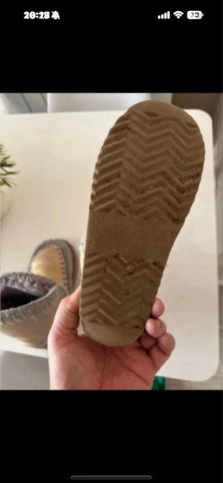 Botas invierno niña doradas y grises