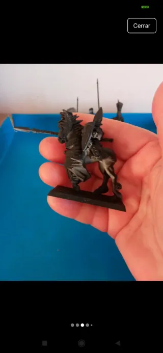 Figuras guerreros medievales plástico