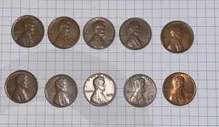 Lote 10 monedas de colección