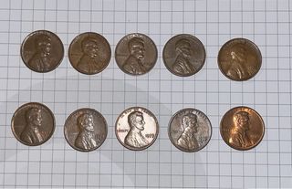 Lote 10 monedas de colección