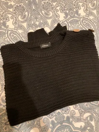 Jersey Stradivarius Negro Talla M
