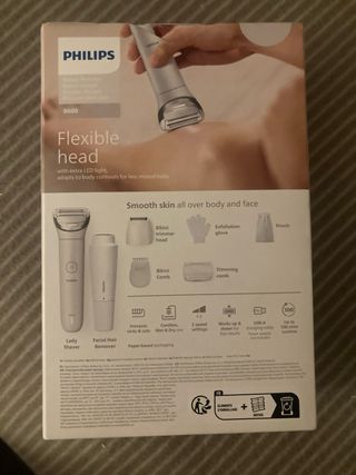 Philips Lady Shaver 8000 - Plata/Blanco