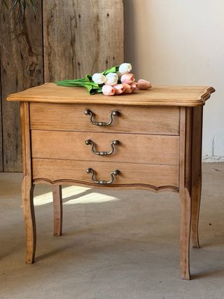 Mesita francesa roble abatible