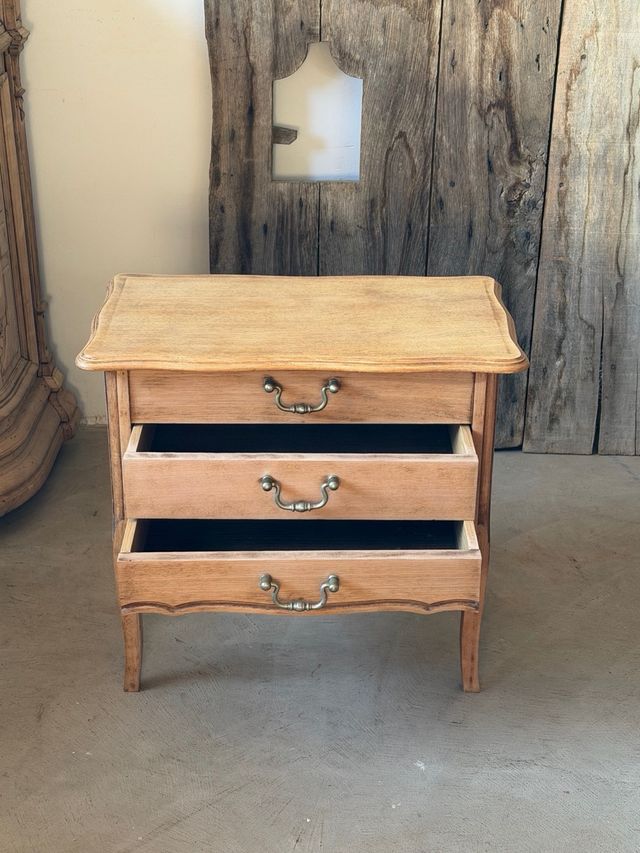 Tavolino francese in rovere pieghevole