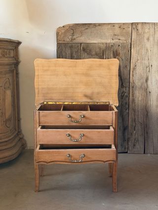 Mesita francesa roble abatible