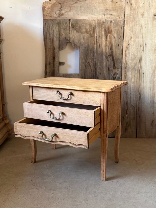 Tavolino francese in rovere pieghevole