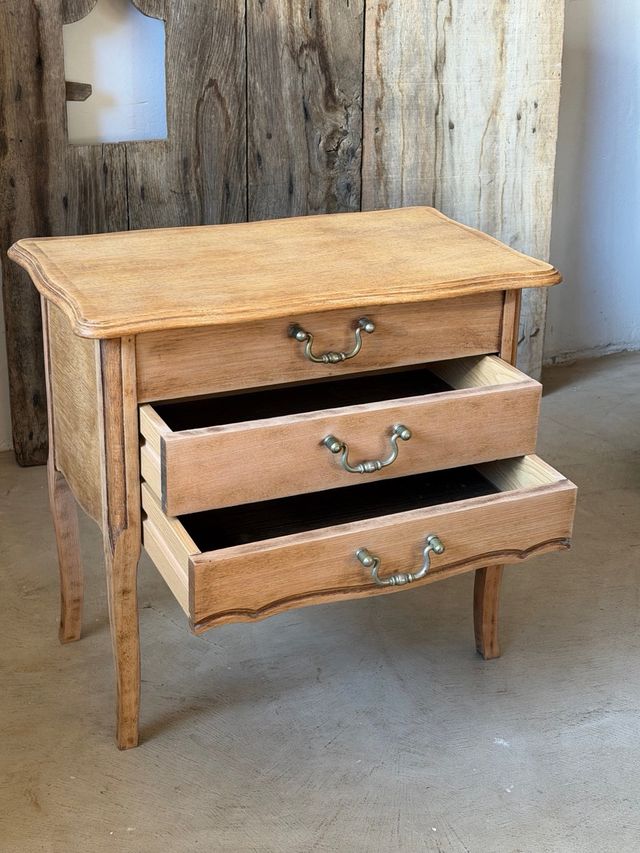 Tavolino francese in rovere pieghevole