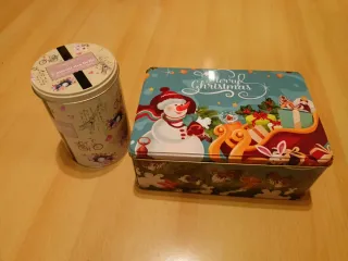 Caja metálica Navidad